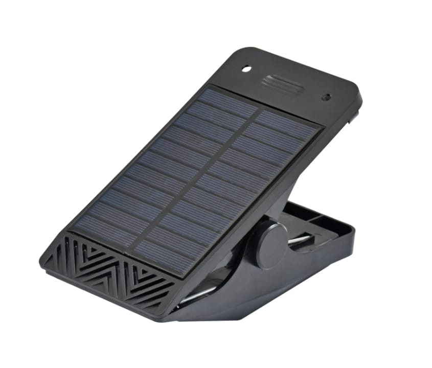 Lampe Solaire LED Détecteur de Mouvement – Clip &amp; Mural IP44 | Recharge USB-C