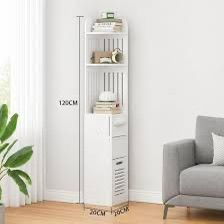 Colonne de Rangement Étroite 120 cm – Salle de Bain &amp; Couloir