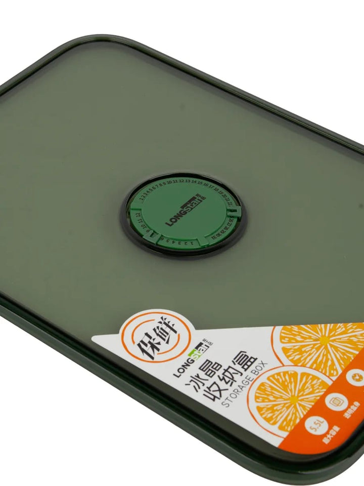 Boîte de Rangement Fraîcheur Réfrigérateur LONGSTAR 8L – Plateau Égouttoir Intégré