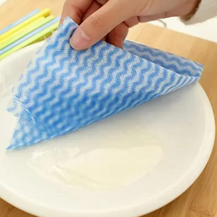Lingettes Nettoyantes Réutilisables 50 Feuilles – Rouleau Heavy Duty Multiusage
