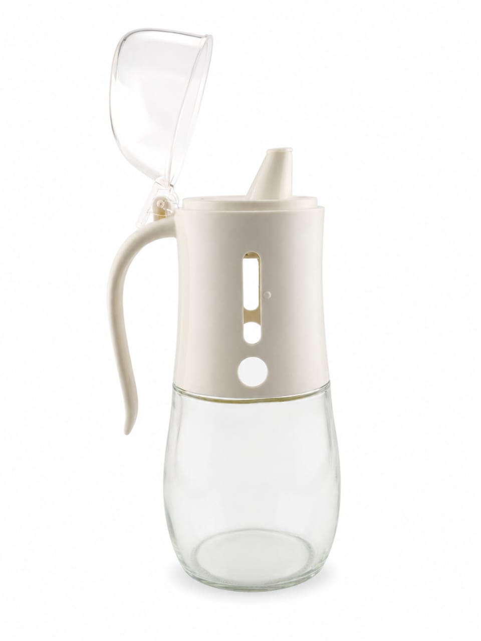 Pot à Huile en Verre LONGSTAR 500ml – Bec Verseur Anti-Goutte | Cuisine Propre &amp; Organisée