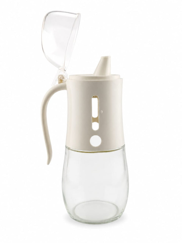 Pot à Huile en Verre LONGSTAR 500ml – Bec Verseur Anti-Goutte | Cuisine Propre &amp; Organisée