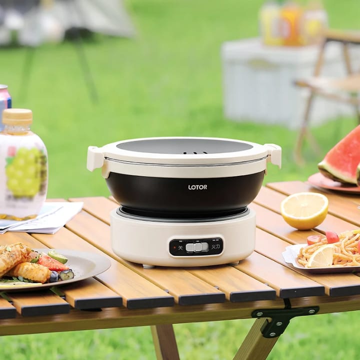 Mini Cuiseur à Induction LOTOR – Cocotte Électrique Multifonction