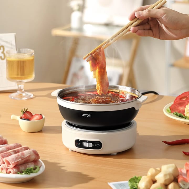 Mini Cuiseur à Induction LOTOR – Cocotte Électrique Multifonction