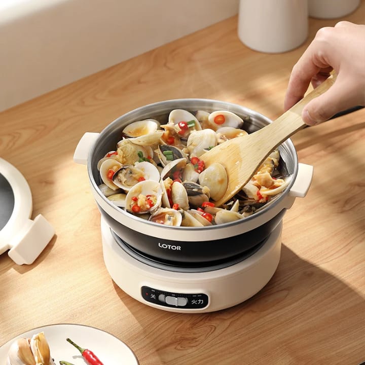 Mini Cuiseur à Induction LOTOR – Cocotte Électrique Multifonction