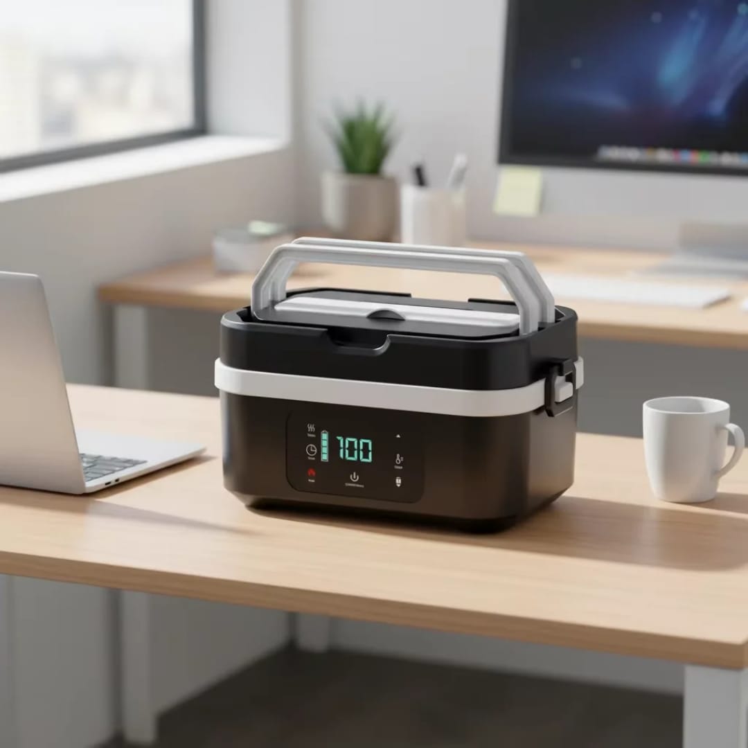 Lunch Box Chauffante Électrique 30 000 mAh – Acier Inox 316 | La Boutique Secrète