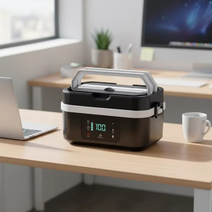 Lunch Box Chauffante Électrique 30 000 mAh – Acier Inox 316 | La Boutique Secrète