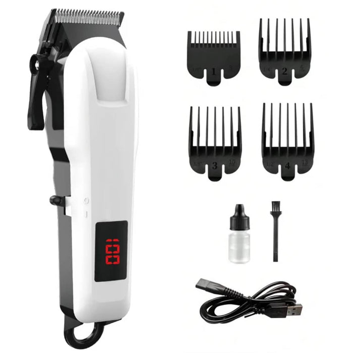 Tondeuse Professionnelle Rechargeable avec Écran LED — 4 Sabots | La Boutique Secrète