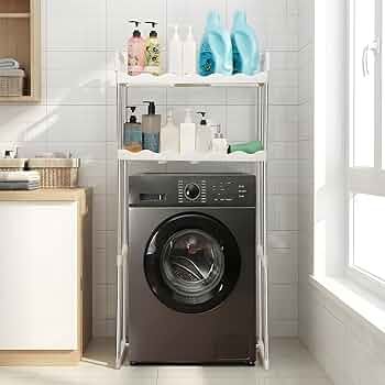 Étagère sur Machine à Laver 2 Niveaux – Rangement Salle de Bain Réglable | La Boutique Secrète