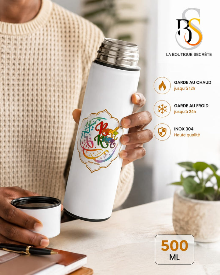 Thermos Isotherme Ramadan 500ml – Inox 304 | La Boutique Secrète