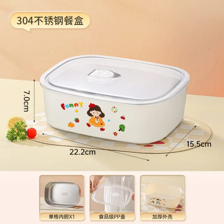 Lunch Box Inox 304 – Set Complet avec Sac Isotherme + Bol 1 Compartiment ou 2 Compartiments au choix