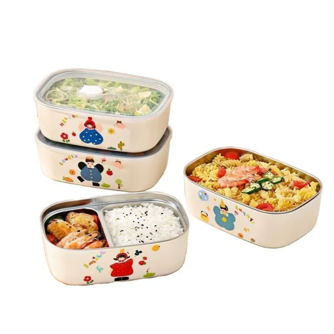 Lunch Box Inox 304 – Set Complet avec Sac Isotherme + Bol 1 Compartiment ou 2 Compartiments au choix