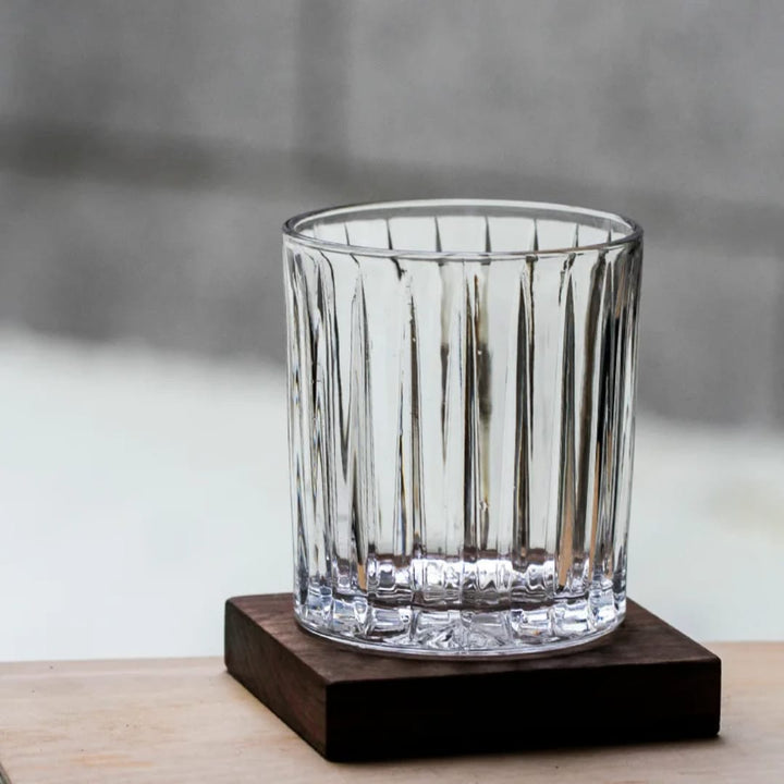 Verre Whisky Côtelé en Cristal — Set Élégant pour la Maison