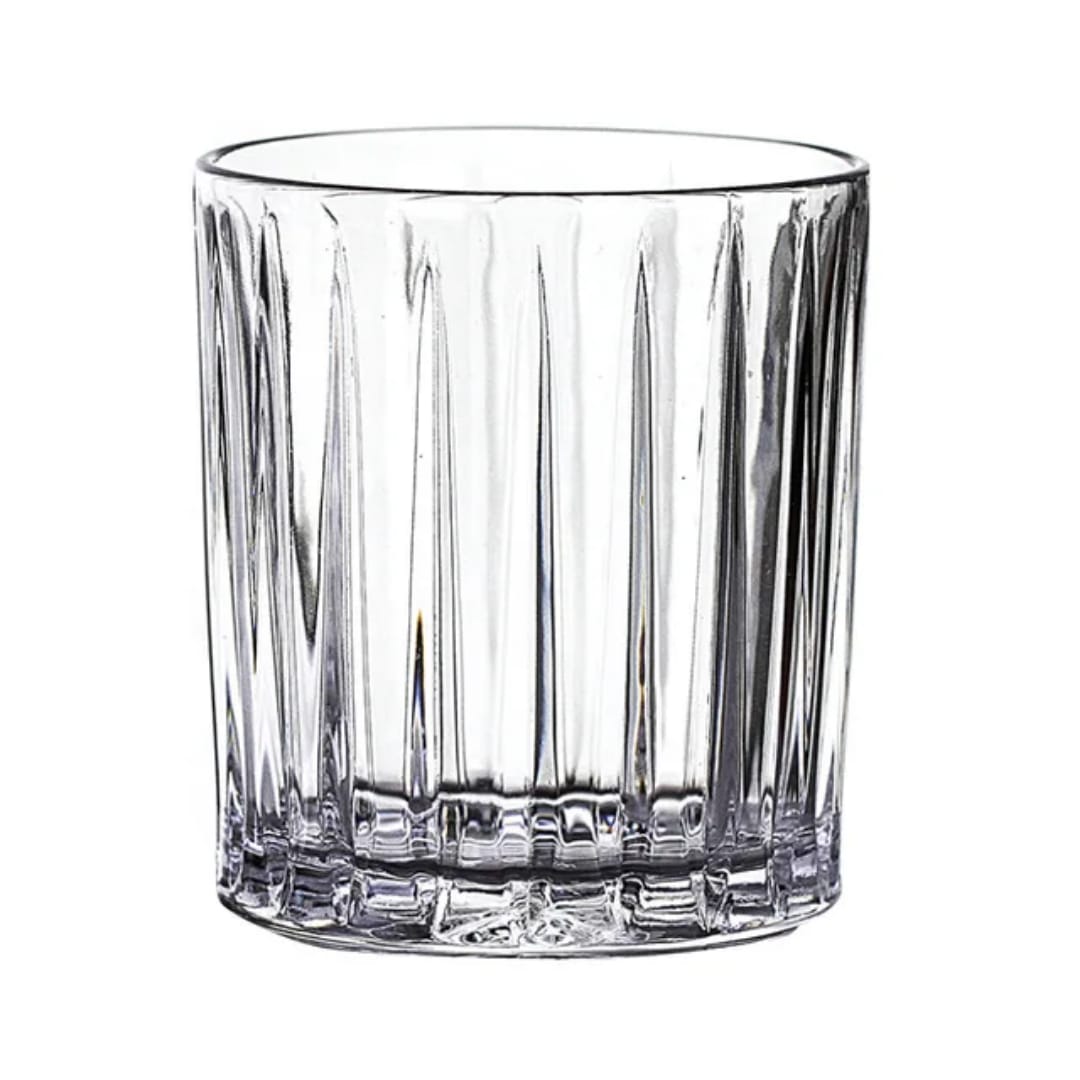 Verre Whisky Côtelé en Cristal — Set Élégant pour la Maison