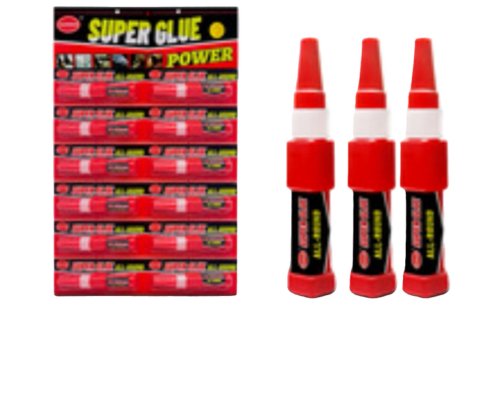 Super Glue Puissante Multi-Usages – Colle Forte à Séchage Rapide (Vendu à l’Unité)