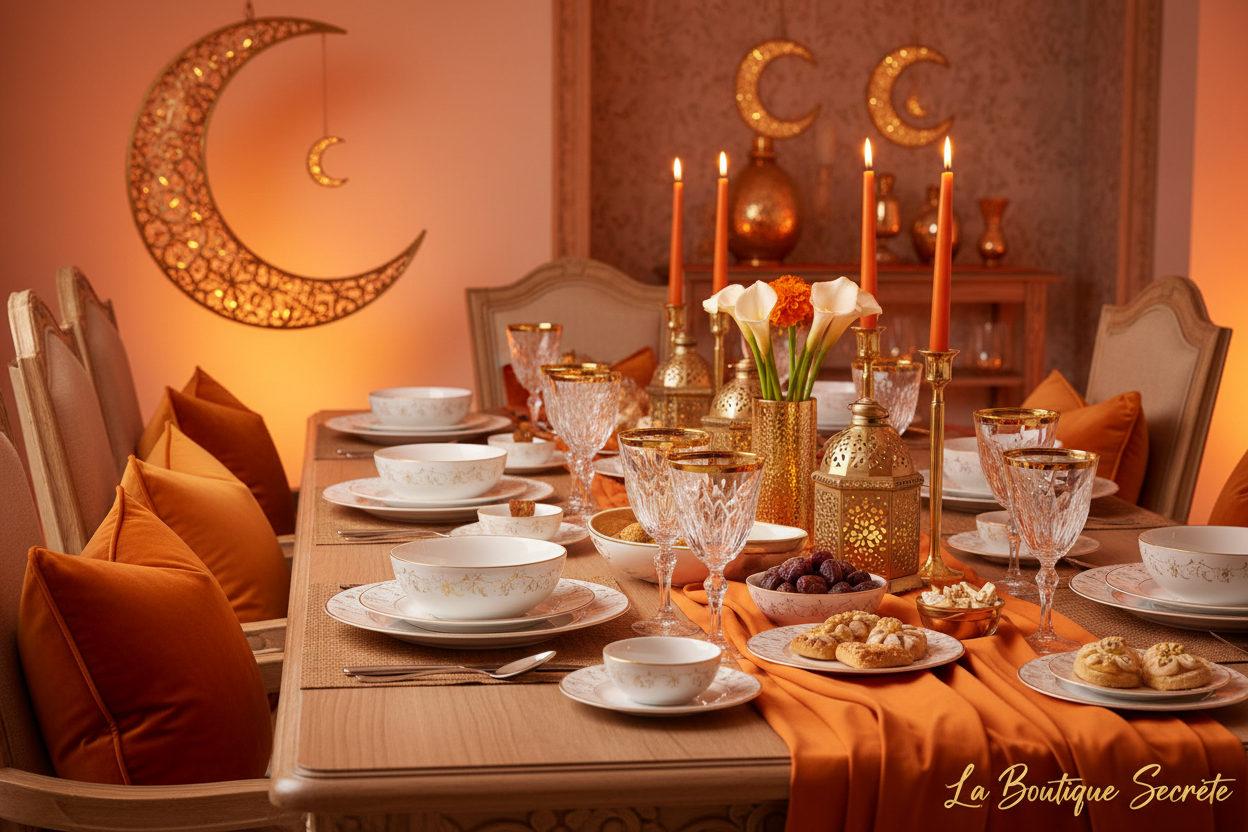 Image Ramadan Orange et Or La Boutique Secrète