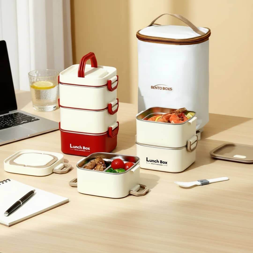 lunch, bento, repas bureau, boite dejeuner, isotherme, 