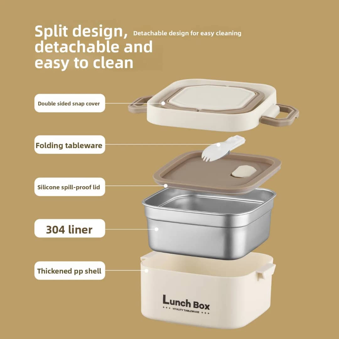 lunch, bento, repas bureau, boite dejeuner, isotherme, etanche, compartiment, travail, 