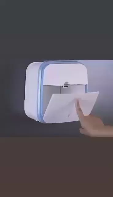 Distributeur de papier toilette avec compartiment de rangement multi-usages