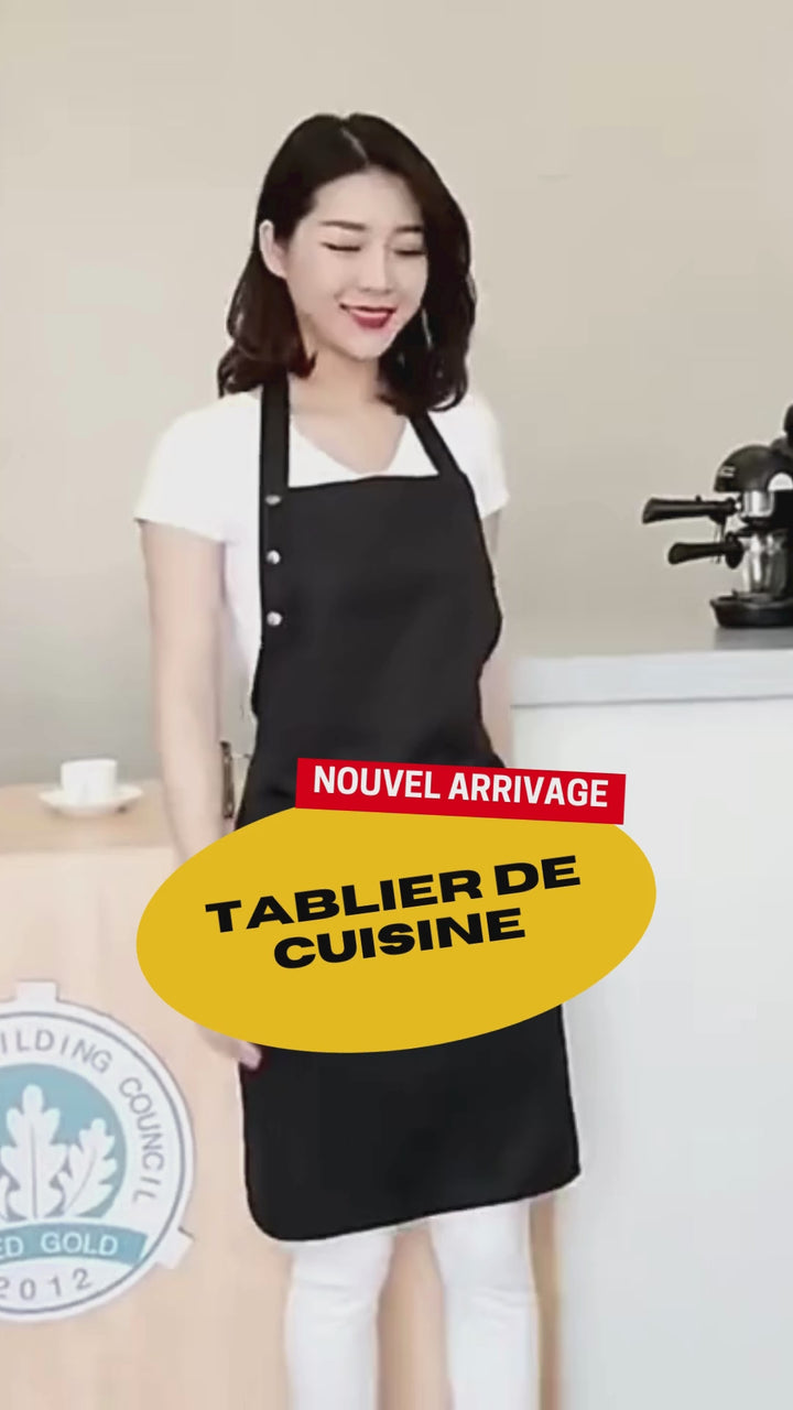 Tablier de cuisine professionnel – Parfait pour chefs et cuisiniers amateurs