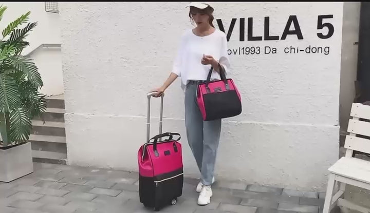 Valise Trolley Multifonction avec Sac Intégré – 2 en 1 Pratique et Élégante