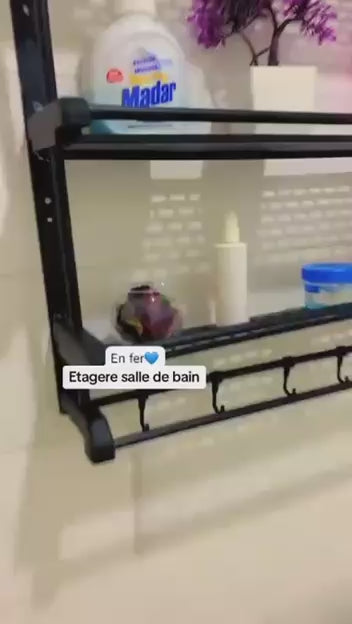 Porte serviette noir