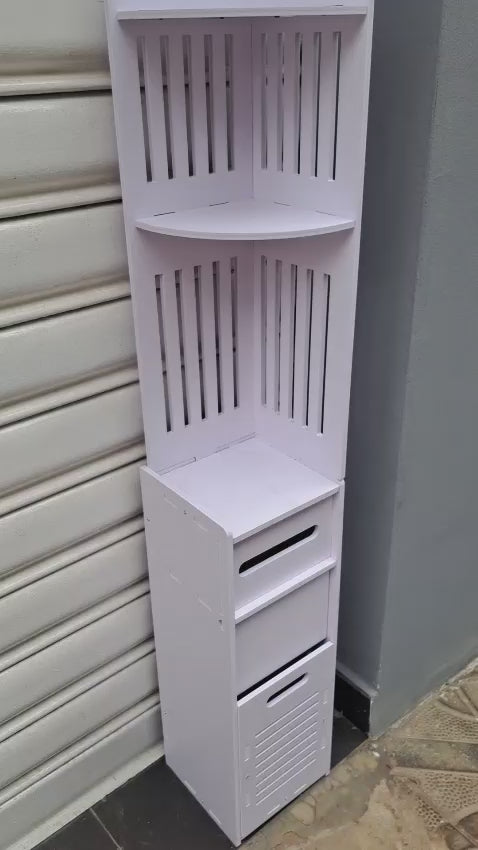 Colonne de Rangement Étroite 120 cm – Salle de Bain &amp; Couloir