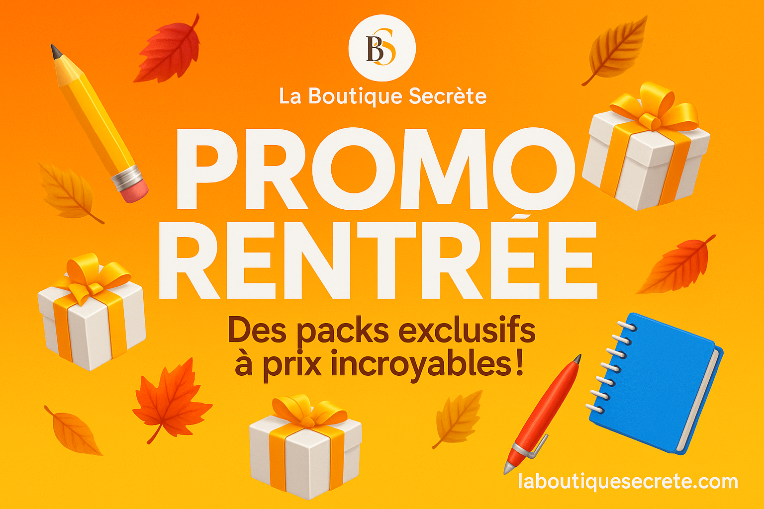 Promo Rentrée - La Boutique Secrète