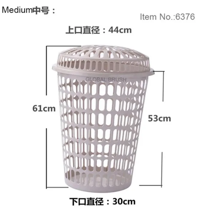 Panier à Linge Aéré avec Couvercle – Design Pratique et Résistant