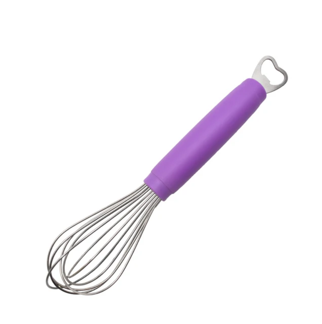 Fouet de Cuisine Manuel en Inox avec Manche Antidérapant – Idéal Pâtisserie & Cuisine Quotidienne au Sénégal