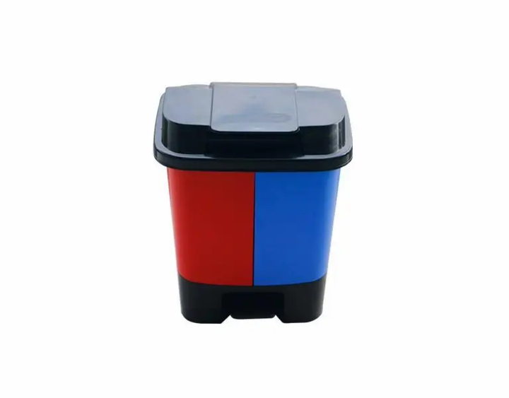 Poubelle Double Compartiment  avec Pédale – Tri Sélectif Design et Hygiénique