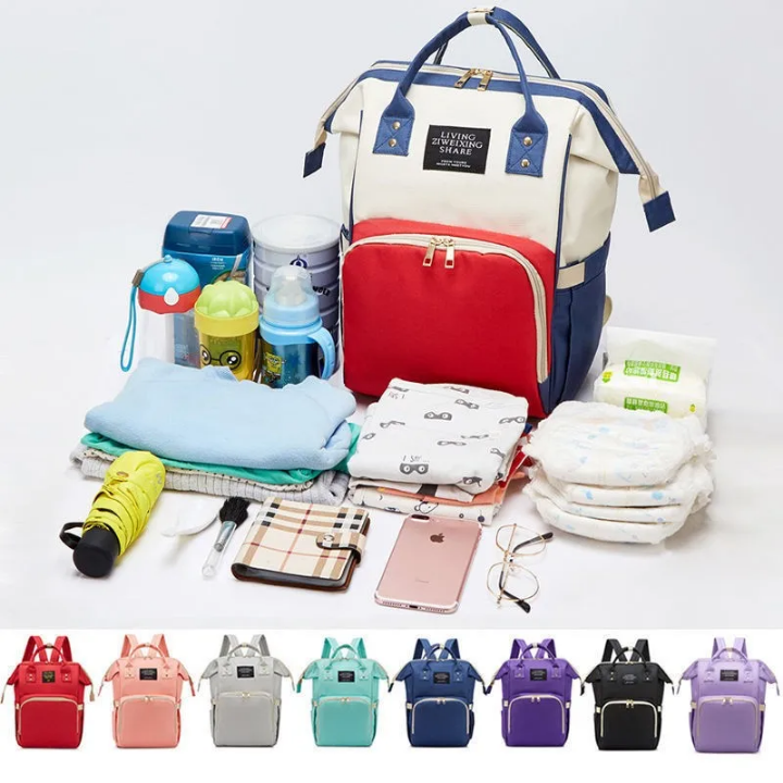 Sac à Langer Compact et Élégant – Grande Capacité avec Poches Isothermes