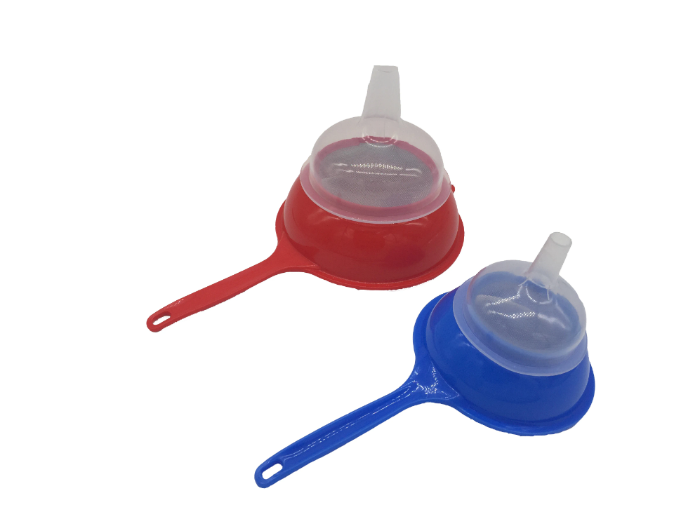 Passoire entonnoir 2-en-1 avec tamis fin – Pratique pour filtrer et transvaser