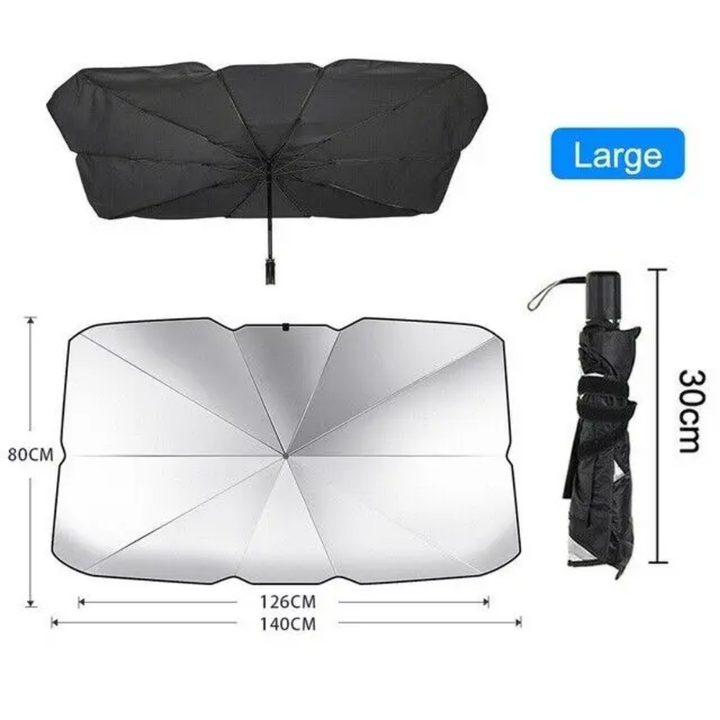 Pare-Soleil Parapluie Voiture — Protection UV Anti-Chaleur, Pliable | La Boutique Secrète