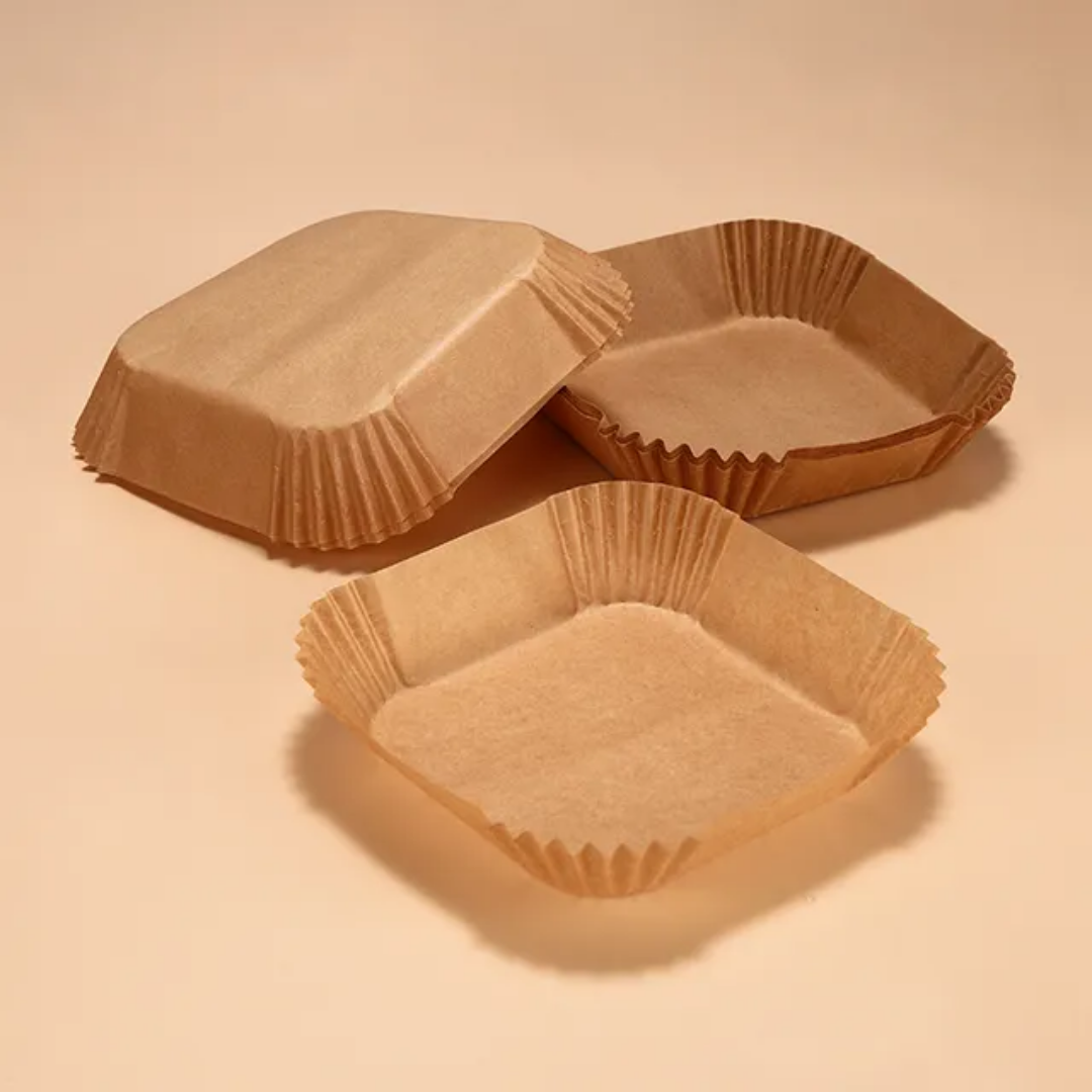 Papier Cuisson Air Fryer Rond, 50 Pièces 16cm Papier Sulfurisé pour Air Papier Cuisson Air Fryer Rond, 50 Pièces 16cm Papier Sulfurisé pour Air
