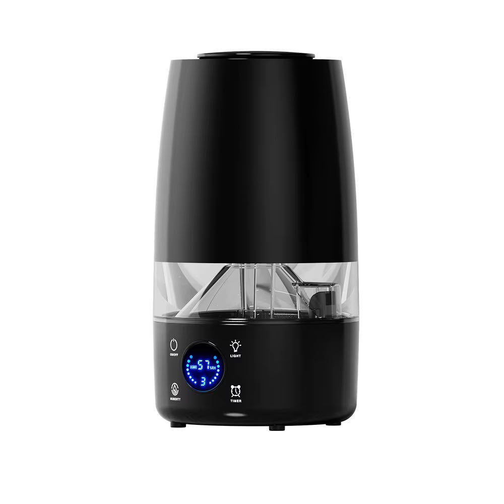 Humidificateur Ultrasonique 4L – Écran LED, Minuterie &amp; Diffusion 360°