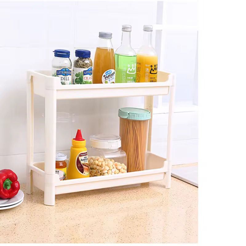 Étagère de Rangement Multi-usage à 4 Niveaux avec Roulettes – Idéale Cuisine, Salle de Bain & Buanderie