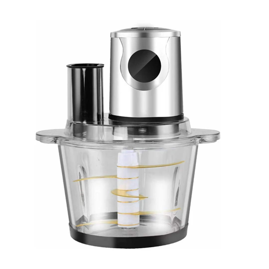 Robot Hachoir Multifonction 3L en Verre – Mixeur Électrique Puissant pour Viande, Légumes & Fruits