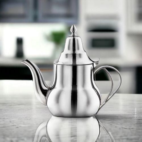 Théière Marocaine Inox 0,6 L — Service à Thé Élégant pour Famille Sénégalaise
