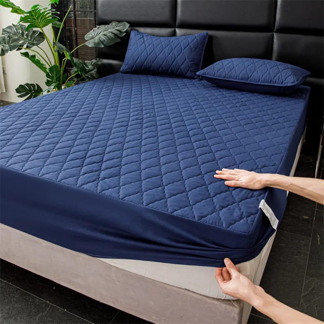 Housse de Protection pour Matelas avec oreiller  200×220  Imperméable, Respirante et Confortable