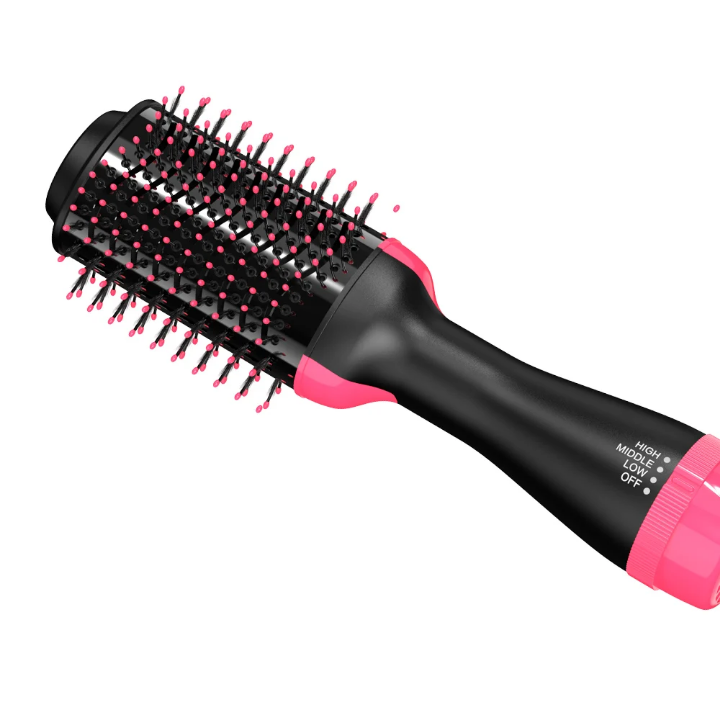 Brosse Sèche-Cheveux 2-en-1 – Séchage & Coiffage en Un Seul Geste