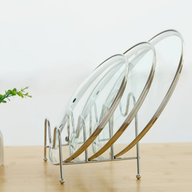 Support de rangement pour assiettes et couvercles