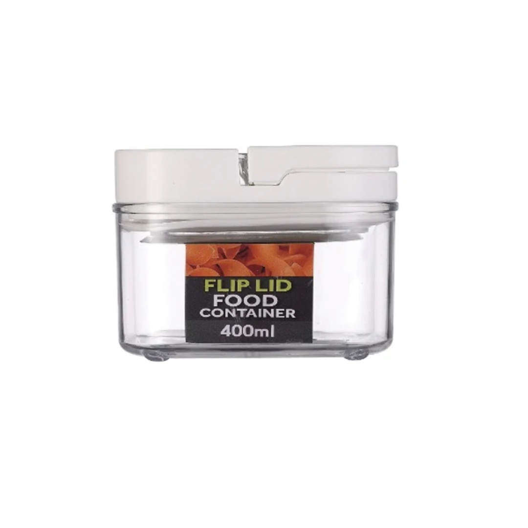 Lot de4  boîtes hermétiques Flip Lid - Conservation optimale des aliments