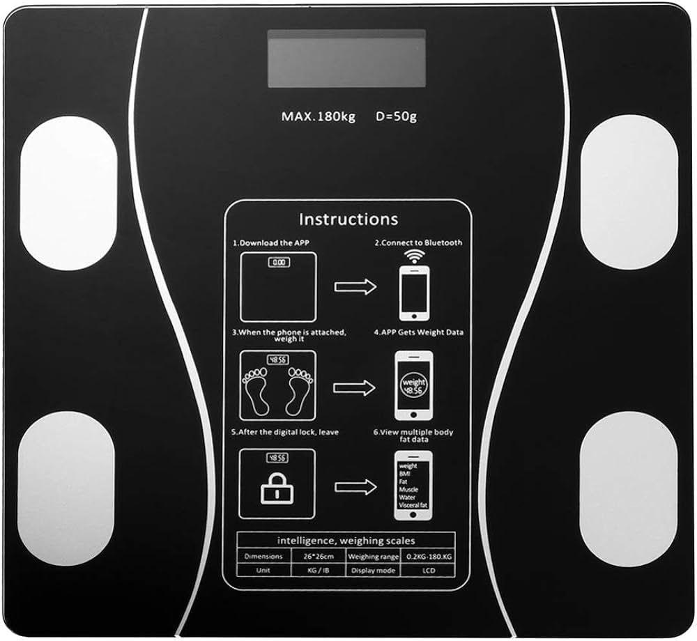 Pèse-personne connecté Bluetooth – Balance intelligente avec application mobile