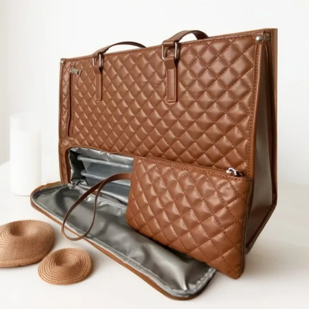 Sac Cabas Chic Multifonction avec Compartiment Isotherme – Élégant, Pratique & Grande Capacité