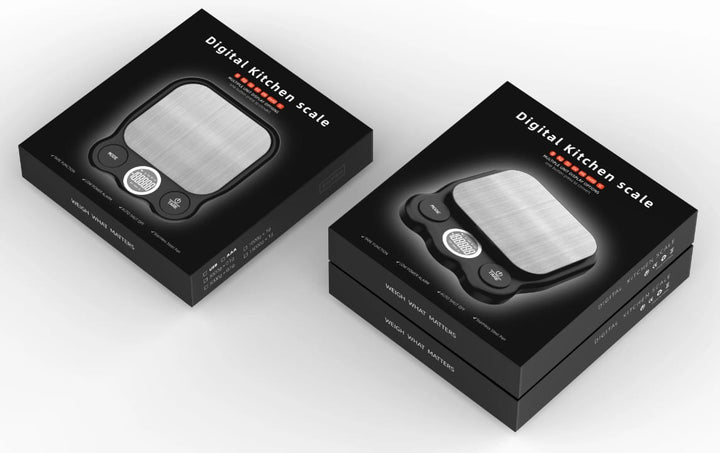 Balance de Cuisine Digitale – Haute Précision avec Plateau Inox et Affichage LCD