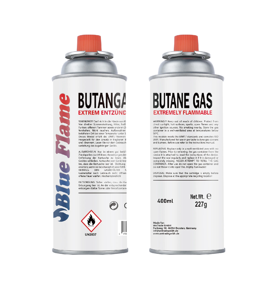 Cartouche de Gaz Butane 227g pour Réchaud – Bouteille de Gaz Déjà Chargée | Cuisine, Camping &amp; Usage Pro au Sénégal