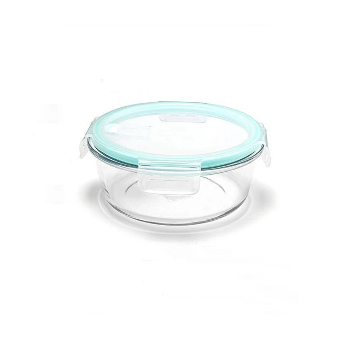 Bol en Verre avec Couvercle Hermétique 950ml - Conservation Fraîcheur