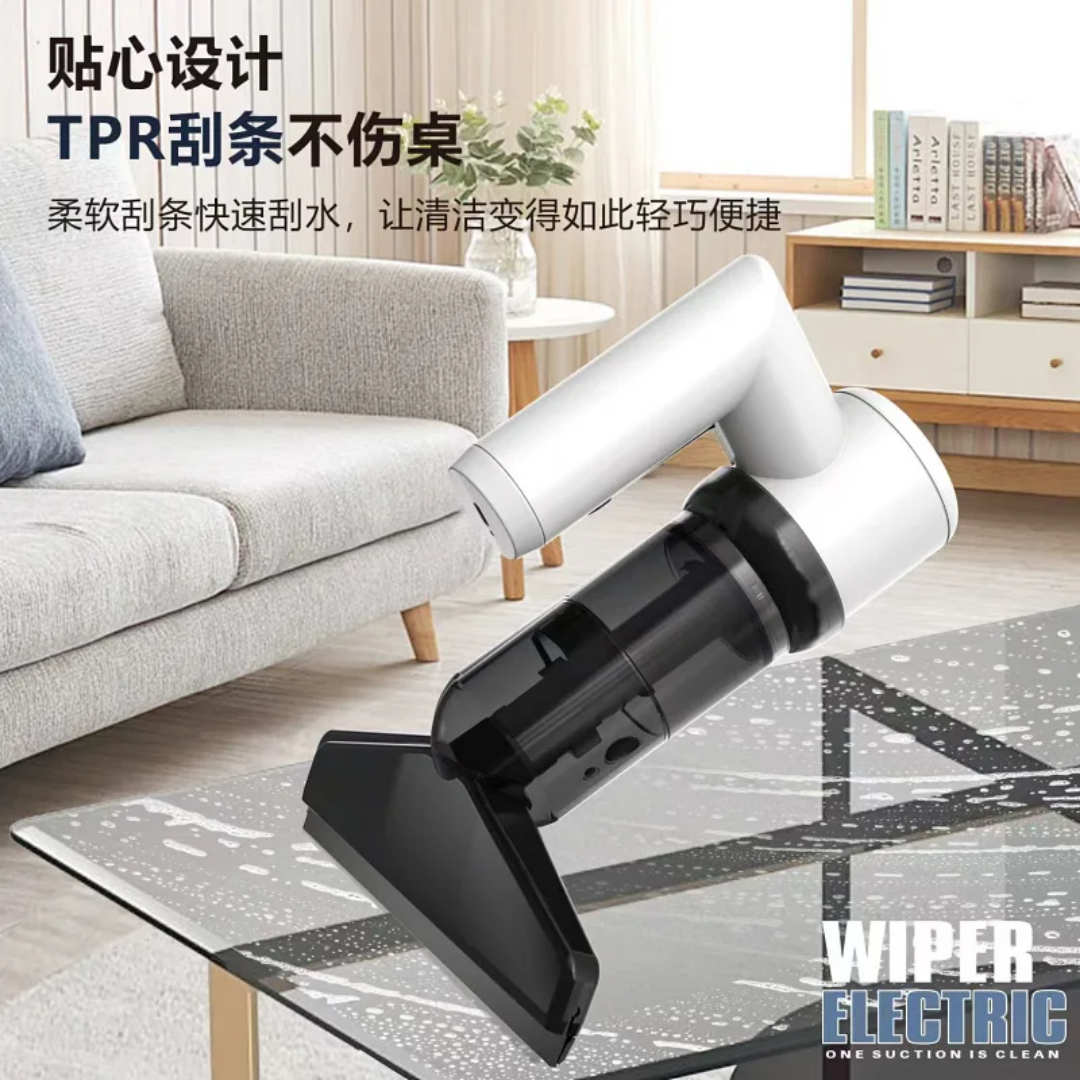 Aspirateur Électrique Portable Multifonction – Nettoyeur de Table et Vitres Rechargeable