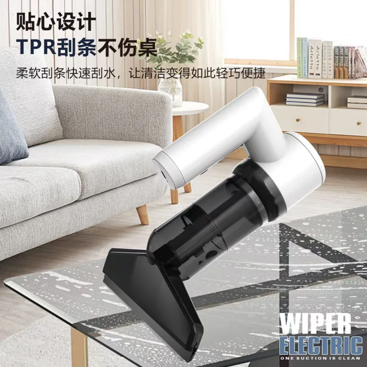 Aspirateur Électrique Portable Multifonction – Nettoyeur de Table et Vitres Rechargeable